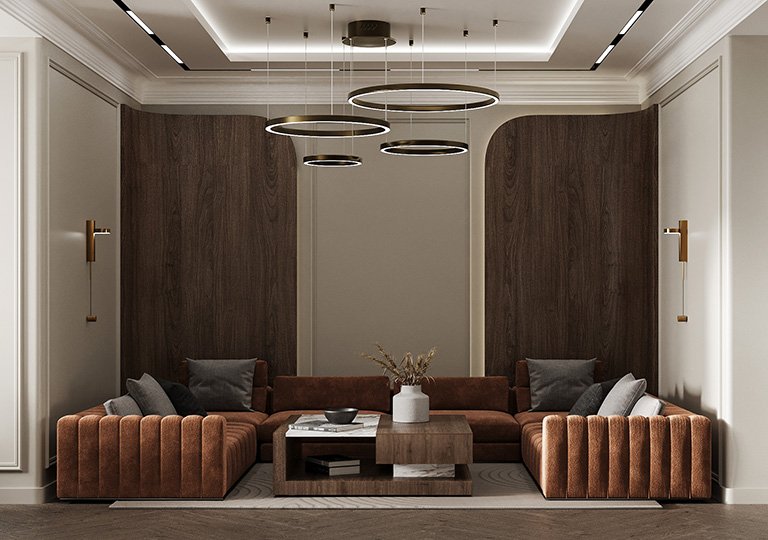 APARTMENT DESIGN IN NEOCLASSICAL STYLE