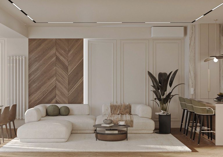 APARTMENT DESIGN IN NEOCLASSICAL STYLE