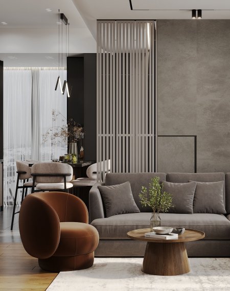 Apartment with modern design