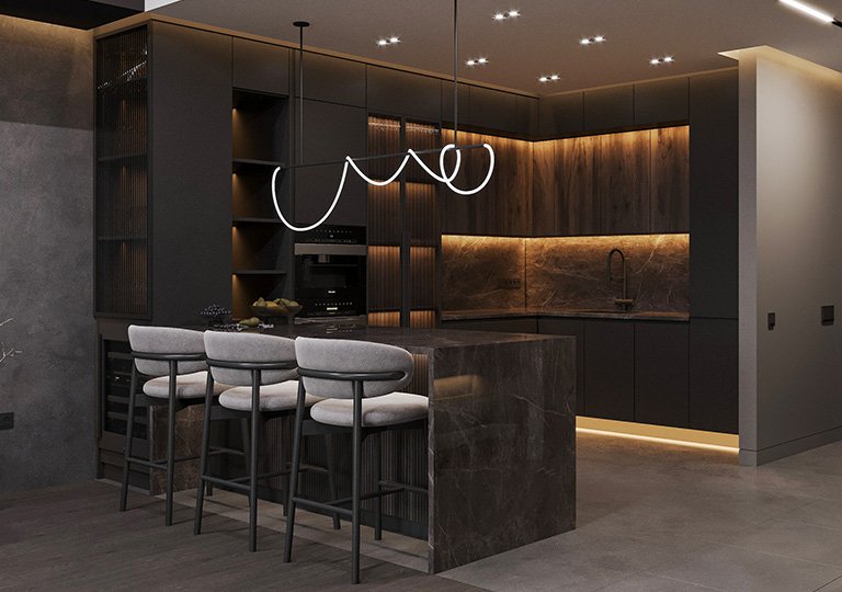 APARTMENT IN MODERN STYLE