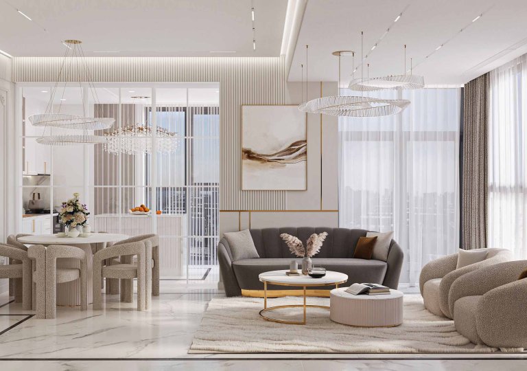 APARTMENT DESIGN IN NEOCLASSICAL STYLE